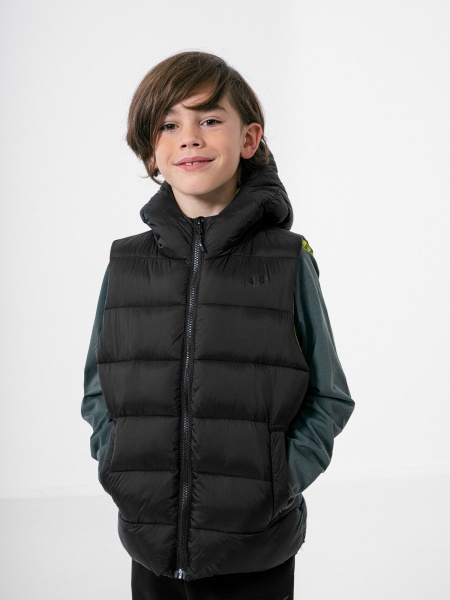 Жилет 4F JACKET JKUMP002 HJZ22-JKUMP002-20S р.128 чорний