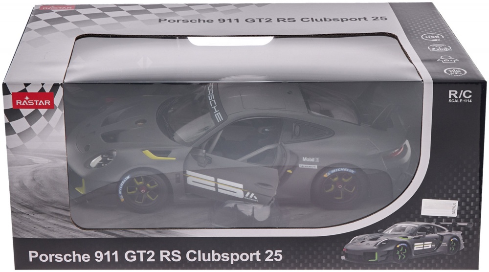 Автомобіль на радіокеруванні Rastar Porsche 911 GT2 RS Clubsport 1:14 454.00.50