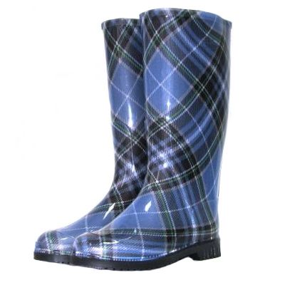Сапоги Alisa Line Шотландка р.38 А201 синий