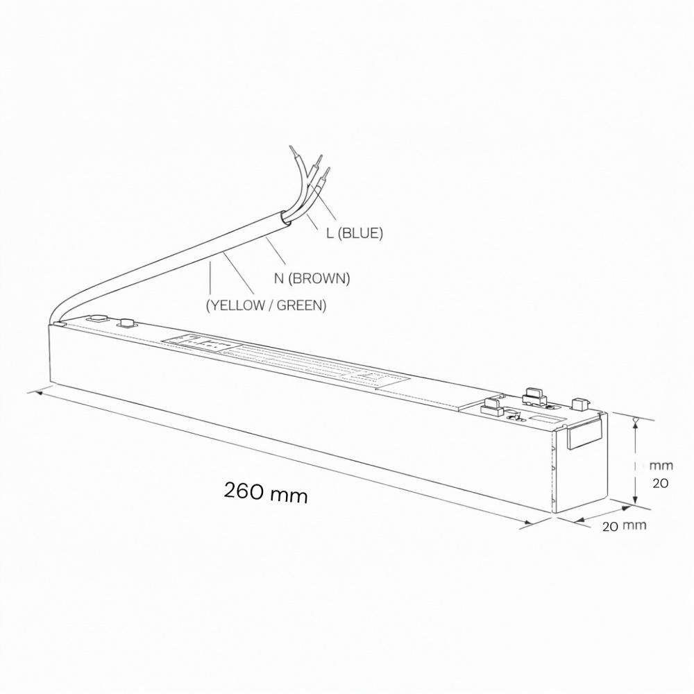Блок питания LIGHT SET SAPSAN PW 200W 48V черный