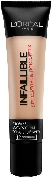 Тональний крем L'Oreal Paris Infaillible 24 12 рожева ваніль 35 мл