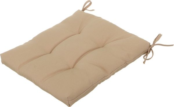 Подушка на стілець Веселка 40х40 см бежева Прованс