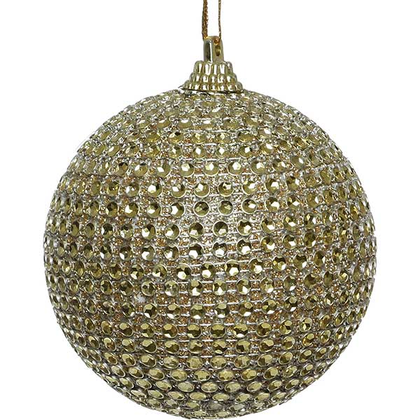Кулька новорічна Ланцюжок SDA137680G 80 мм