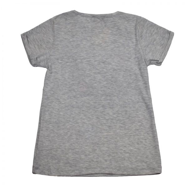 Футболка для дівчинки ALG I Love Mom 720426 р.140 сірий 