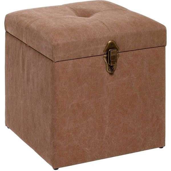 Скриня-пуф Teddy пісок 35x35x38 см