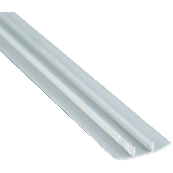 Поріжок алюмінієвий UniLine + база анодований Braz Line гладкий приховане кріплення 30x900 мм срібло