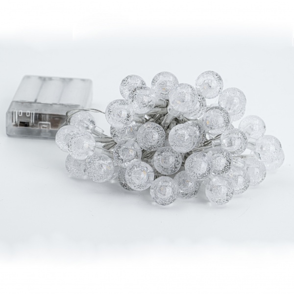 Декоративная гирлянда Altalusse (INL-2707B-40 Warm) встроенный светодиод (LED) 40 ламп 6 м 