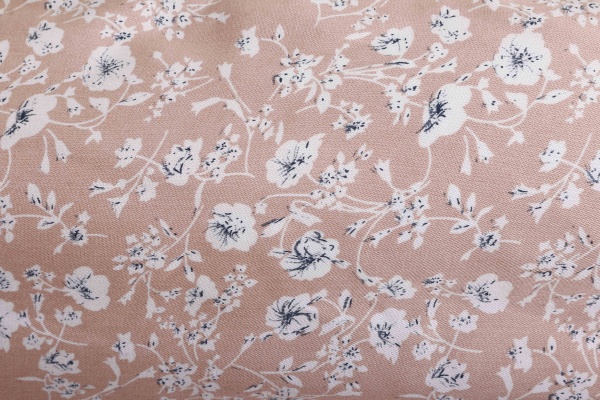 Штани Trio жіночі BIZE принт квіти р. M персиковий