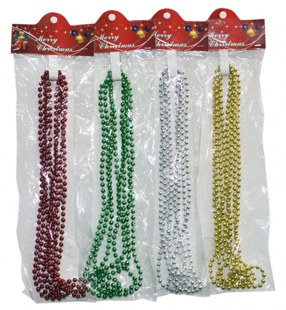 Намисто для ялинки 270 ммх6 мм SYZL-222003 в асортименті