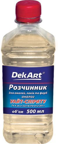 Растворитель для эмалей, лаков и красок DekArt 0.5 л