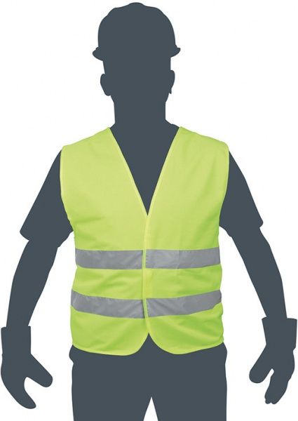 Жилет сигнальний Truper CHS-500V р. one size зелений