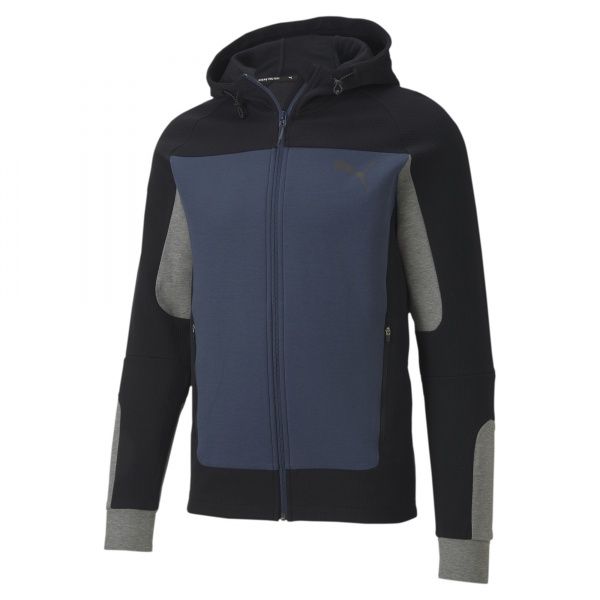 Джемпер Puma EVOSTRIPE Hooded Jacket 58148643 р. S темно-синий