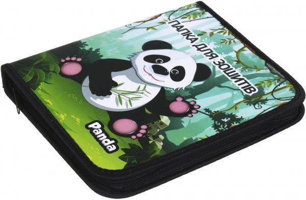 Папка для тетрадей B-5 на молнии 2252514095012 Panda