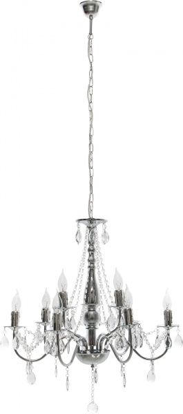 Люстра підвісна Globo William 9xE14 хром 63129-9 