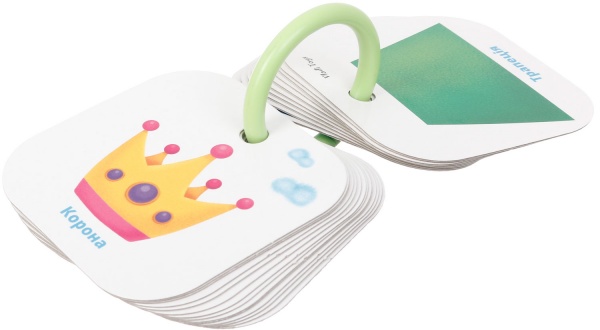 Розвивальна гра Vladi Toys Картки на кільці Фігури та форми. Транспорт VT2000-02