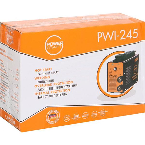 Инвертор сварочный Powercraft PWI-245