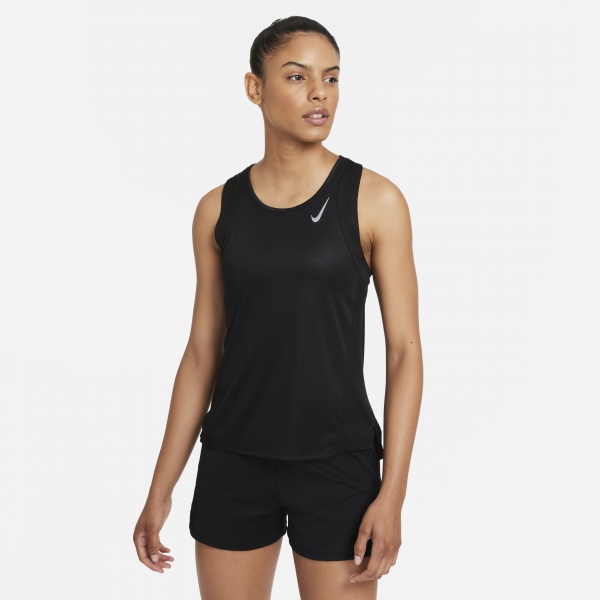 Майка Nike W NK DF RACE SINGLET DD5940-010 р.S чорний