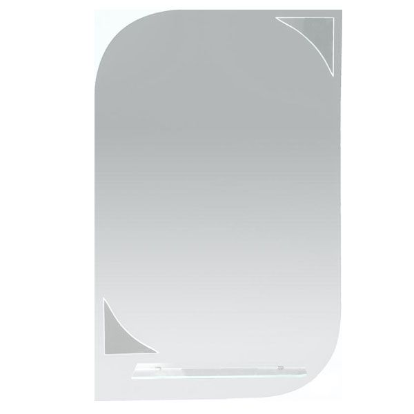 Зеркало Хаст Лепесток 40x69x0.4 см с полочкой