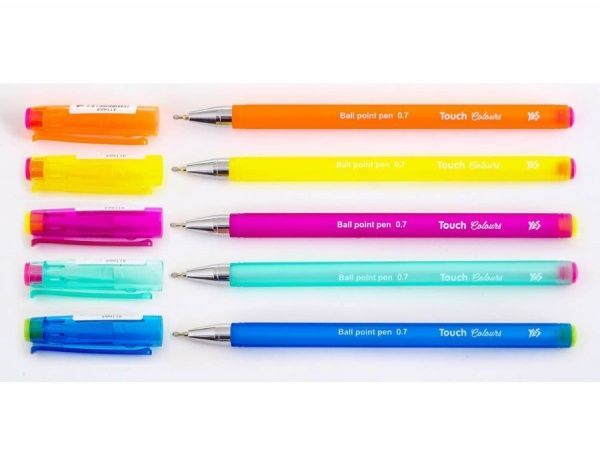 Ручка кулькова YES «Touch Colours» 