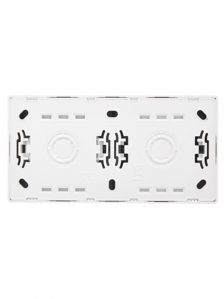 Розетка + выключатель одноклавишный Lezard LETO белый 752-0200-170BAP