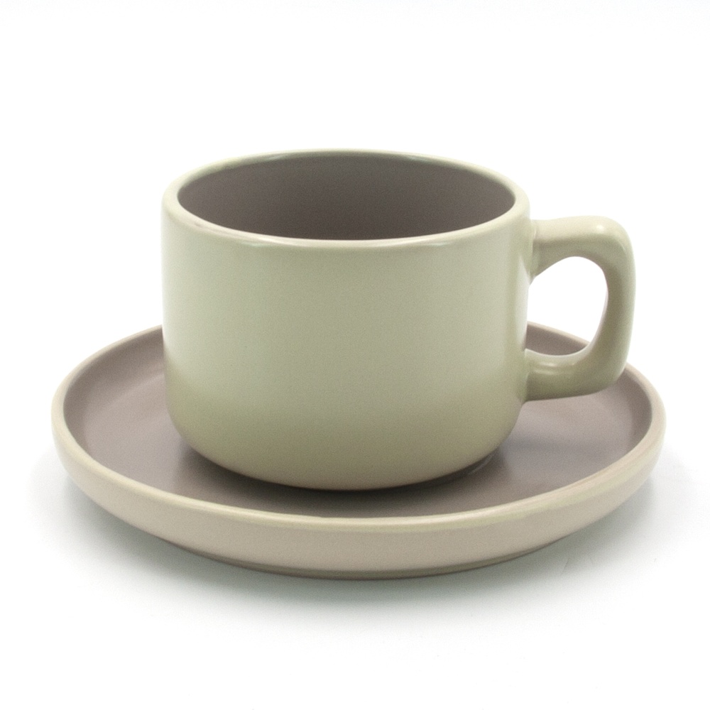 Чашка с блюдцем Milika Floribus 250 мл M0430-3082-CS