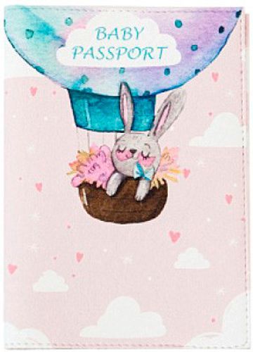 Обложка для паспорта Детская зайчик 