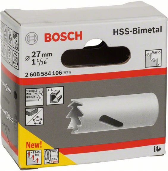 Коронка Bosch Standart HSS Bi-metal 27 мм 2608584106