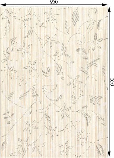 Плитка Cersanit Танака Флауер крем декор 25x35 
