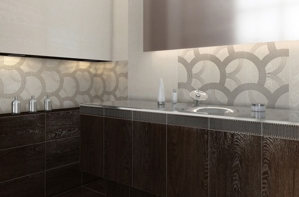 Плитка Golden Tile Токіо коричневий Г47061 25x40 