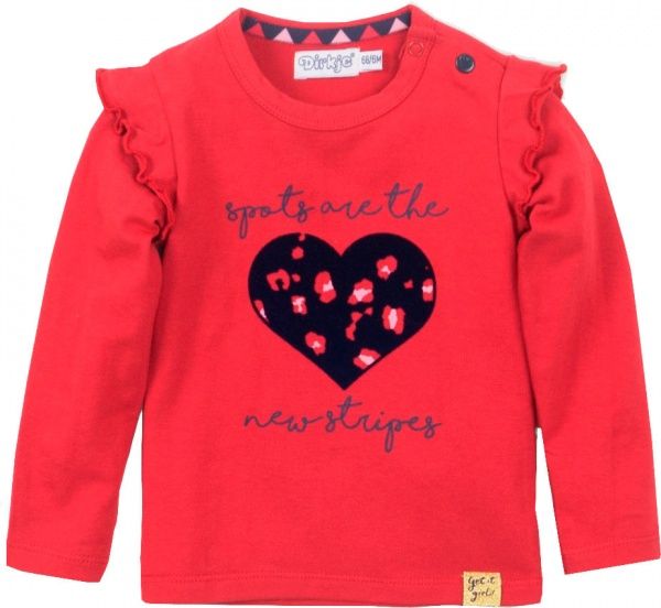 Футболка для дівчаток Dirkje р.104 червоний D36373-35 