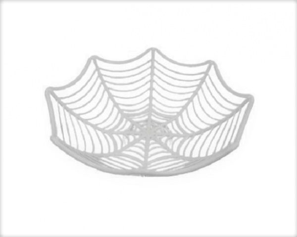 Фруктовниця Павутинка 28x7,5 см біла Plastic's Craft 