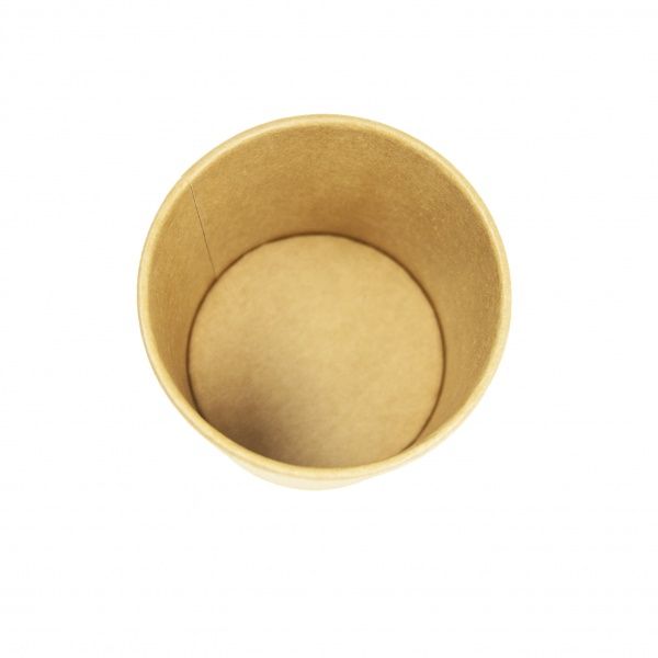 Контейнер Petruzalek круглый бумажный для каш, супов или мороженого 350 мл 25 шт./ уп. 90 x 90 x 85 мм