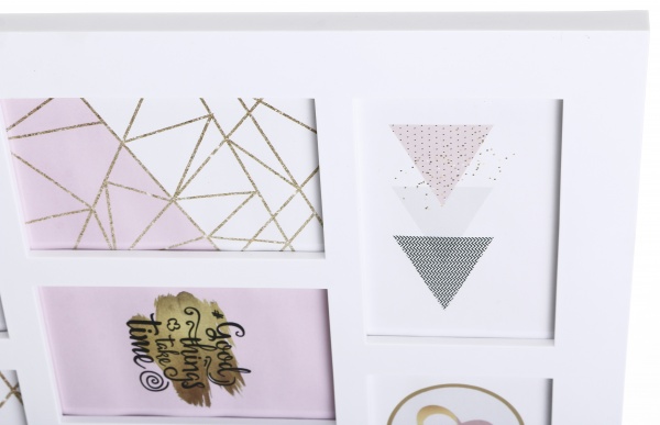 Фотоколлаж Grand 67,9х47,1х1,7 см 17 фото 10x15/10x10 см белый 