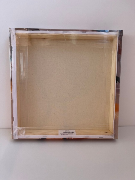 Репродукция Черный кот смешной 35x35 см Арт Фемелі 