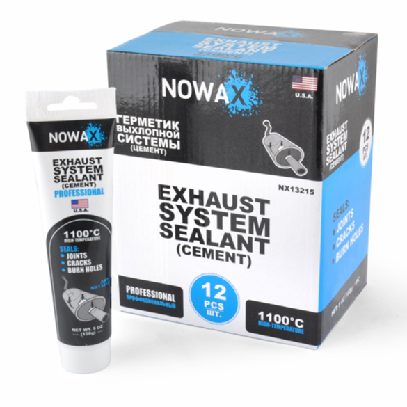 Герметик Nowax керамічний високотемпературний +1100⁰C сірий 150 г