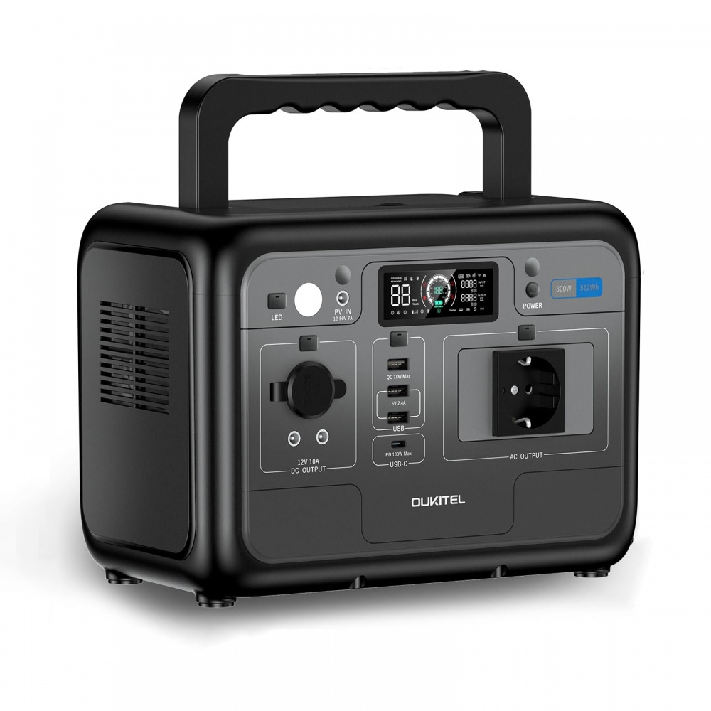 Зарядна станція Oukitel P800E 800W (512 Вт·год)