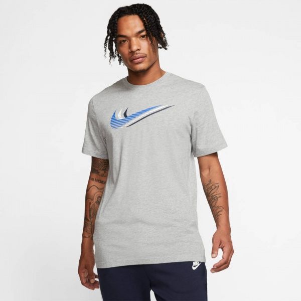 Футболка Nike M NSW SS TEE SWOOSH CK4278-063 M сірий