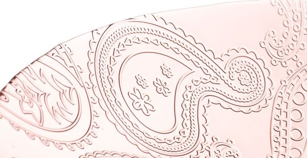 Ваза стеклянная розовая CACHEMIR 10х40 см San Miguel