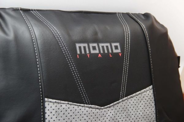 Комплект чехлов на сиденья Fodera Univ Premium MOMO SC032BG черный с серым