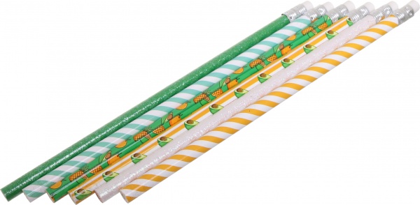 Олівець чорнографітний з гумкою Avocado