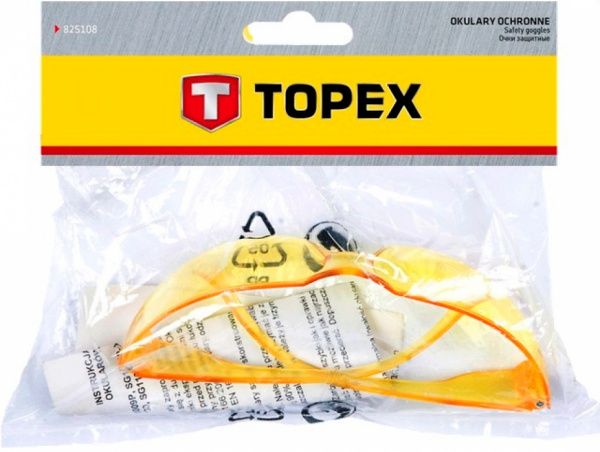 Очки защитные Topex желтые 82S116