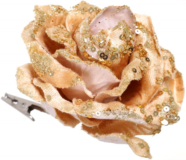 Цветок декоративный DH8055000 золотой 11х5х11 см