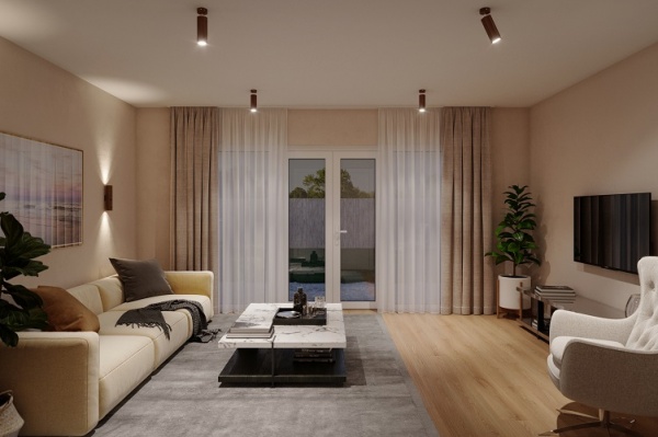 Светильник настенно-потолочный Iterna Alta spot 1xGU10 ясень темный LW086 