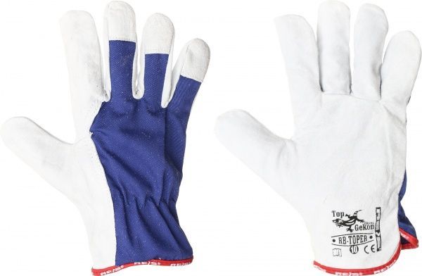 Перчатки Reis с покрытием кожа XL (10) RBTOPERGW 10