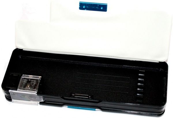 Пенал пластиковый GP9257 (192) бело-черный