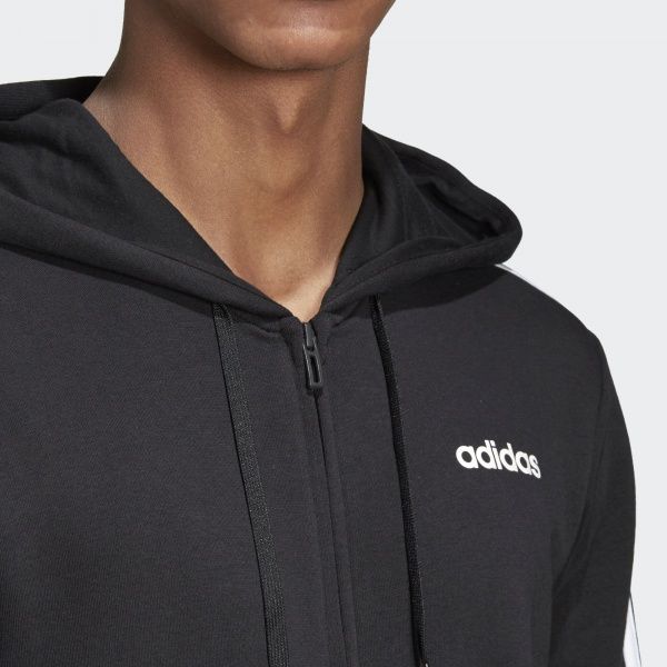 Джемпер Adidas E 3S FZ FL DQ3101 р. XL чорний