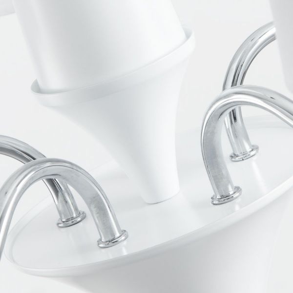 Люстра підвісна Arte Lamp Gracia A1528LM-5WH 5x40 Вт E14 білий 