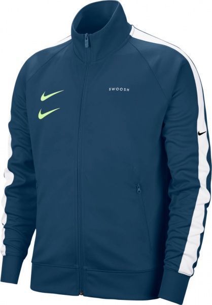 Джемпер Nike M NSW SWOOSH JKT PK CJ4884-499 р. L синій