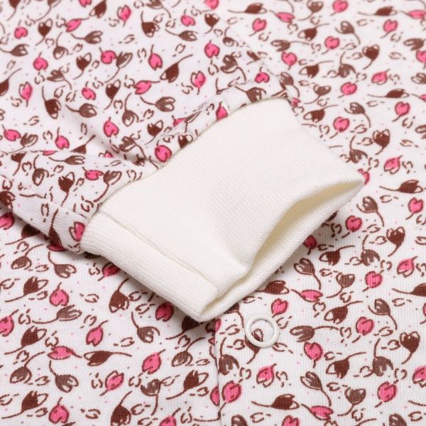 Комбинезон для девочки Фламинго р.86 молочный 