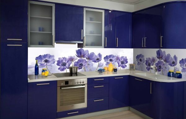 Наклейка на кухонный фартук Zatarga Василек Z180104 65x250 см